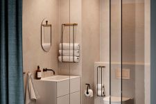 Schlichter Design Handtuchhalter TOWEL RACK aus Holz und Metall von by Wirth Schlichter Design Handtuchhalter aus Holz und Metall TOWEL RACK von by Wirth