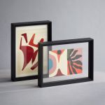 Bilderrahmen mit Doppelglas stehend in schwarz - der STANDING FRAME von MOEBE