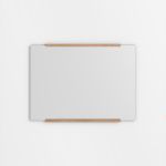 Wandspiegel aus Holz in Eiche mit 50 x 70 cm - RECTANGULAR WALL MIRROR von MOEBE