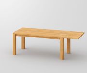 Massivholz Esstisch ausziehbar in Eiche geölt CUBUS von vitmain design