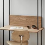 Regal mit Schreibtisch SHELVING SYSTEM von Moebe optimal für das Home Office SHELVING SYSTEM von Moebe - Regal mit Schreibtisch
