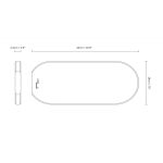 Technische Zeichnung des SECTION in lang von FORM & REFINE
