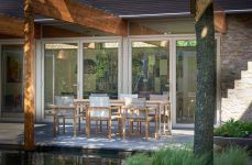 Traditional Teak - NOAH Gartentisch aus Teak und Edelstahl für die Terrasse