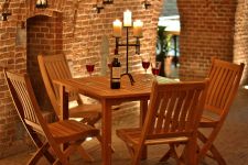 Designer Holzstuhl VICTORIA für den Essbereich von Traditional Teak