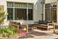 Stilvolles Gartensofa MAXIMA im Set für die Terrasse von Traditional Teak Gartensofa für Terrasse von Traditional Teak - MAXIMA