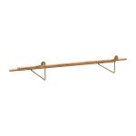 Designer Schuhregal SHOE RACK aus hellem Bambusholz - Ansicht von hinten We Do Wood SHOE RACK - Designer Schuhregal von hinten