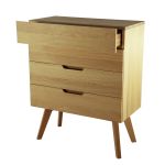 100cm Kommode mit Beinen aus Holz - DWELLER von Jan Kurtz