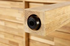 Detailaufnahme des Fußes der Tischbeine des Gartentisches LUNA von Traditional Teak Traditional Teak - LUNA Gartentisch aus Teakholz - Detail der Füße