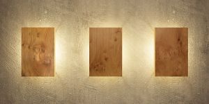 Wandleuchte von uniic in Frontdarstellung