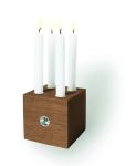 Holz Kerzenständer in Eiche in Form eines Würfels - LICHTWÜRFEL von Raumgestalt