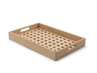 Serviertablett aus Holz in Eiche (48 x 32 cm) - FIONIA TRAY von Skagerak
