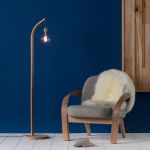 WHEAL FLOOR LIGHT von Tom Raffield Stehlampe Glühbirne in Eiche