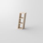 Das Massivholz-Regal PISA von vitamin design in der Variante Eiche gekalkt 3 x 1 Holzregal Raumteiler in Eiche gekalkt 3x1 PISA von vitamin design