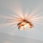Deckenleuchte aus Eichenholz SKIPPER SMALL FLUSH CEILINGLIGHT von Tom Raffield