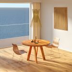 runder Tisch in Eiche, geölt aus Holz, massiv - ZIRKEL von vitamin design