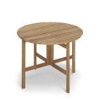 SELANDIA TABLE von Skagerak Gartentisch klappbar und rund aus Teakholz