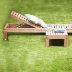 KORFU von Jan Kurtz - verstellbare Gartenliege aus Teakholz