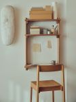 FORM & REFINE - BLUEPRINT BAR CHAIR Barstuhl aus Holz mit Rückenlehne