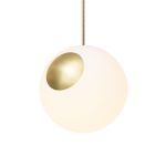 BRIGHT SPOT von Nordic Tales - Pendelleuchte aus Glas und Messing