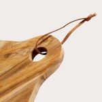 Teakholz Schneidebrett - CUTTING BOARD ROND BASE von MUUBS