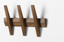 Garderobe Hakenleisten aus Holz Tangent 3 von Hoigaard