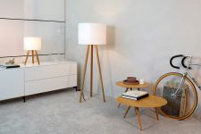 Moderne Designer Stehleuchte LUCA STAND mit Dimmer von maigrau Moderne Designer Stehleuchte mit Dimmer - LUCA STAND von maigrau