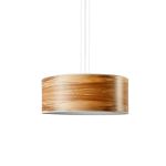 Runde Esstisch Hängeleuchte DISCUS 35 aus Holz in Satin Nussbaum von LeuchtNatur Runde Esstisch Hängeleuchte aus Holz in Satin Nussbaum - DISCUS 35 von LeuchtNatur