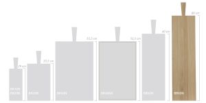 Schneidebrett mit Griff von Raumgestalt - Das Holzbrett in verschiedenen Größen Schneidebrett mit Griff von Raumgestalt - Holzbrett in verschiedenen Größen