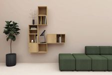 Wandregalsystem Würfel aus Holz Kombi 5 - S10 SIGNATURE von Andersen Furniture