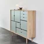 Highboard aus Holz in modern in Ocean Grey - S3 STORAGE von Andersen Furniture