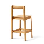 Barstuhl aus Eichenholz mit Lehne - BLUEPRINT BAR CHAIR von FORM & REFINE