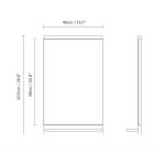 Technische Zeichnung des RIM MIRROR von FORM & REFINE Technische Zeichnung des RIM MIRROR von FORM & REFINE