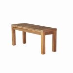 Seitenansicht der Holzgartenbank SAMOA aus Teak von Jan Kurtz  Holz Gartenbank aus Teak - SAMOA von Jan Kurtz