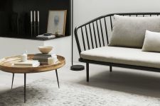 Großer Couchtisch aus Echtholz in modernem dänischen Design - BOWL TABLE XL von Mater Couchtisch aus Echtholz in modernem dänischen Design - BOWL TABLE XL von Mater