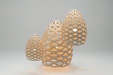 Bambus Hängelampe - TUI von David Trubridge