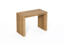 Moderne Sitzbank BANK mit einer Länge von 60 cm in hell geölter Eiche von Raumgestalt Sitzbank modern 60 cm hell von Raumgestalt - BANK
