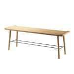 Sitzbank aus Holz in Eiche geölt im dänischen Design - SCALA BENCH von by Wirth