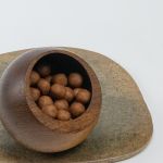 kleine Gewürzschale mit Löffel aus Holz LOLEC von uccellino