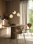 Nordic Tales - BRIGHT BAROCCO Pendelleuchte aus Glas und Messing im Esszimmer