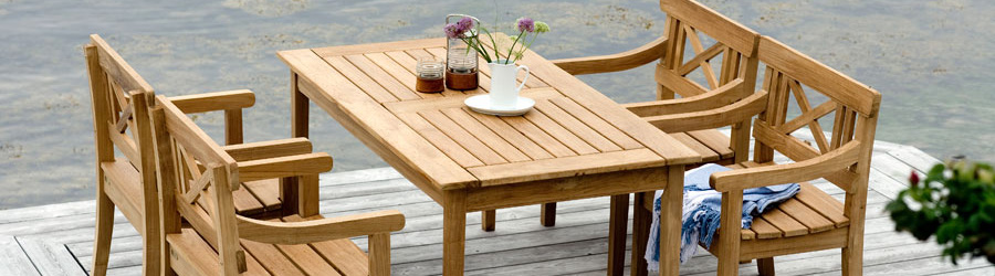 Komfortable Gartensessel aus Holz HolzDesignPur
