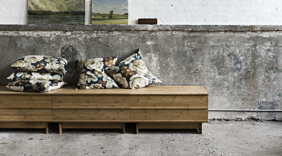Sitzbank CORRELATION mit Aufbewahrung von We Do Wood