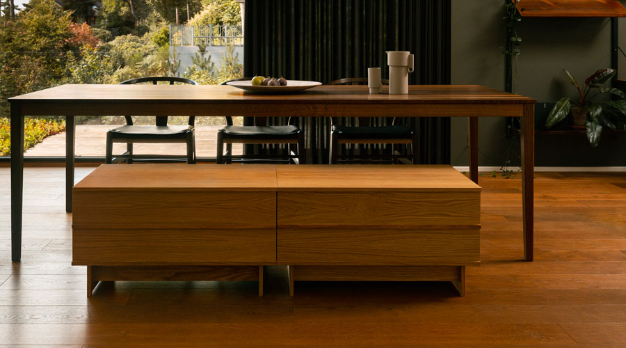 Sitzbank CORRELATION mit Aufbewahrung von We Do Wood | HolzDesignPur