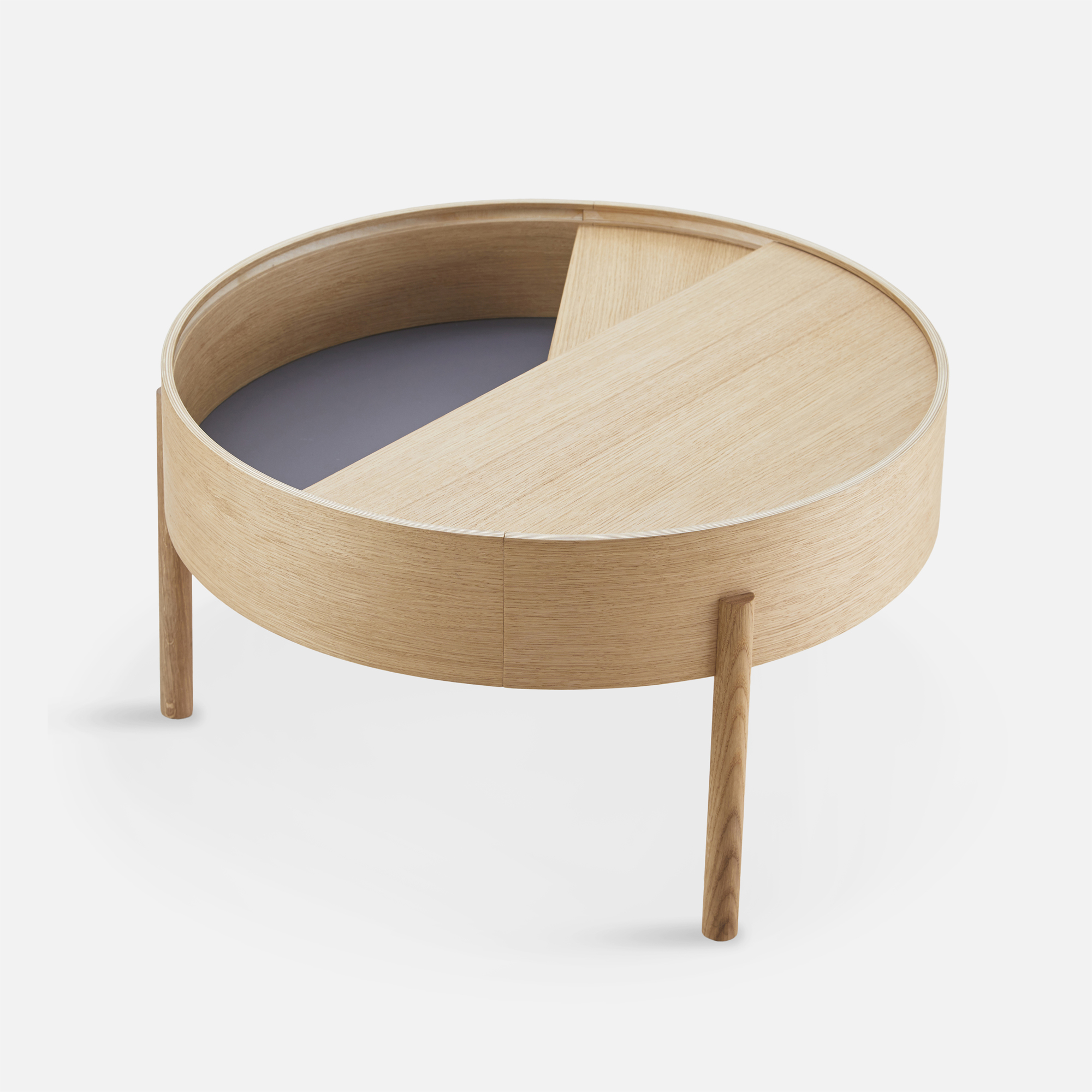 Couchtisch mit Stauraum ARC COFFEE TABLE von WOUD | HolzDesignPur
