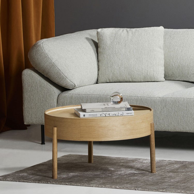 Couchtisch mit Stauraum ARC COFFEE TABLE von WOUD | HolzDesignPur