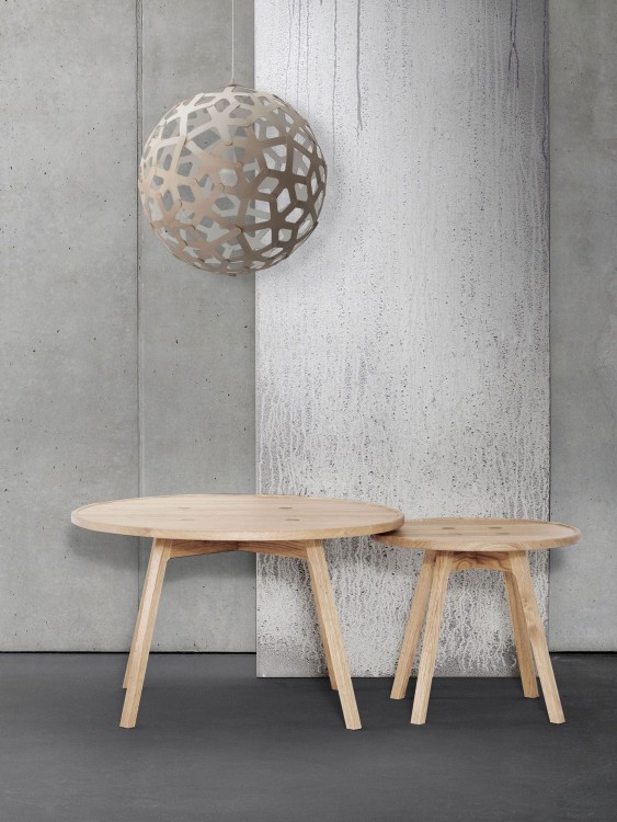 Runde Couchtische aus Holz C2 COFFEE TABLE von Andersen Furniture
