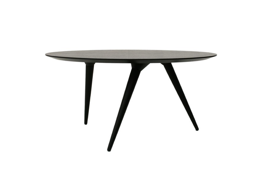 Runder Designer Couchtisch von maigrau in schwarz Runder Designer Couchtisch von maigrau in schwarz