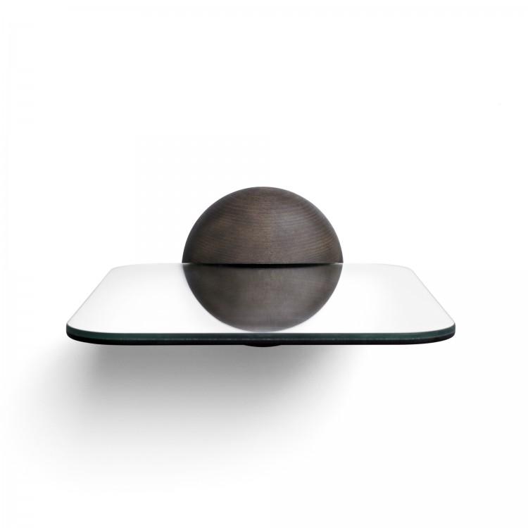 Kosmetikspiegel GRIDY ME mit Fuß aus Holz von WOUD | HolzDesignPur