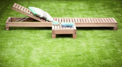 Verstellbare Sonnenliege aus TeakHolz- KORFU von Jan Kurtz