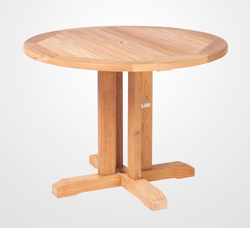 Runder TeakGartentisch WILLIAM von Traditional Teak