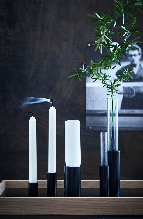 Kerzenhalter Holztablett CANDLE TRAY von The Oak Men | HolzDesignPur